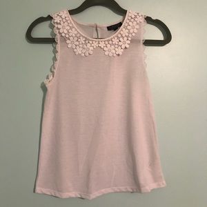 Topshop Peter Pan Collar Blouse Tank Size 2